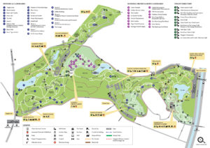 Carte du jardin botanique de Singapour