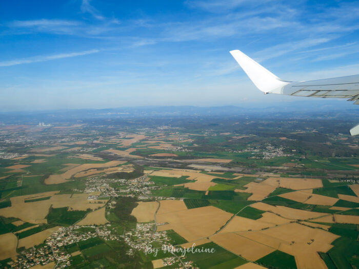 Vue du Maroc du ciel